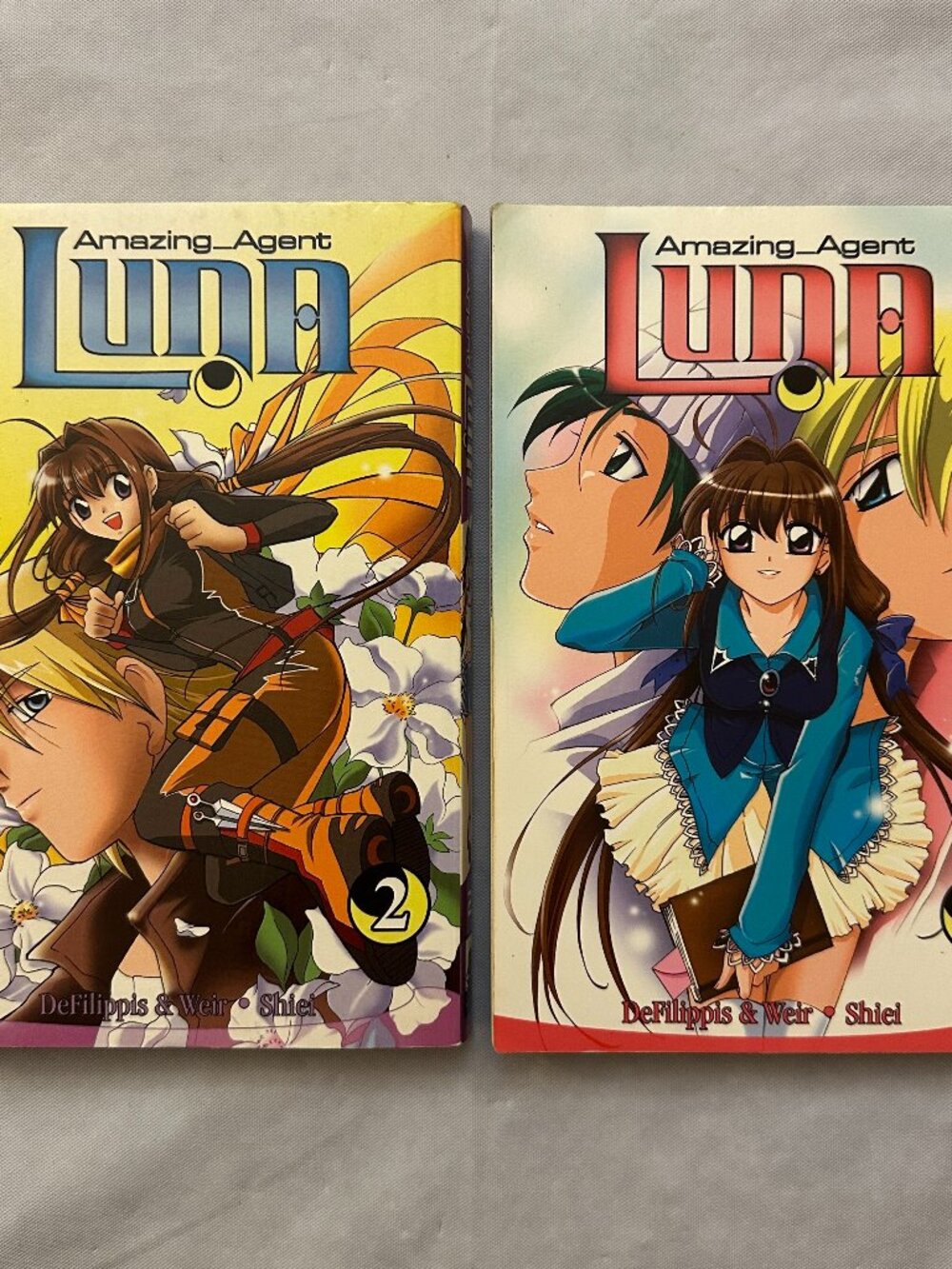 2 Amazing Agent Luna Series Manga Books / Volumes 2 and 3 / Paperback